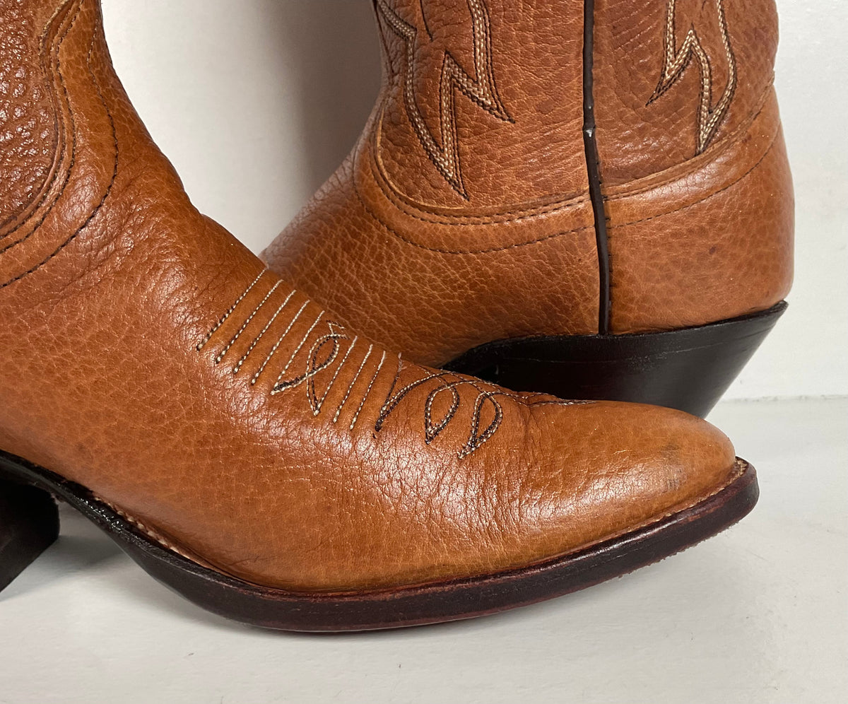 Vintage Dan Post Bullhide Cowgirl Boots | USA Made | Extra Narrow | Women’s 7 A