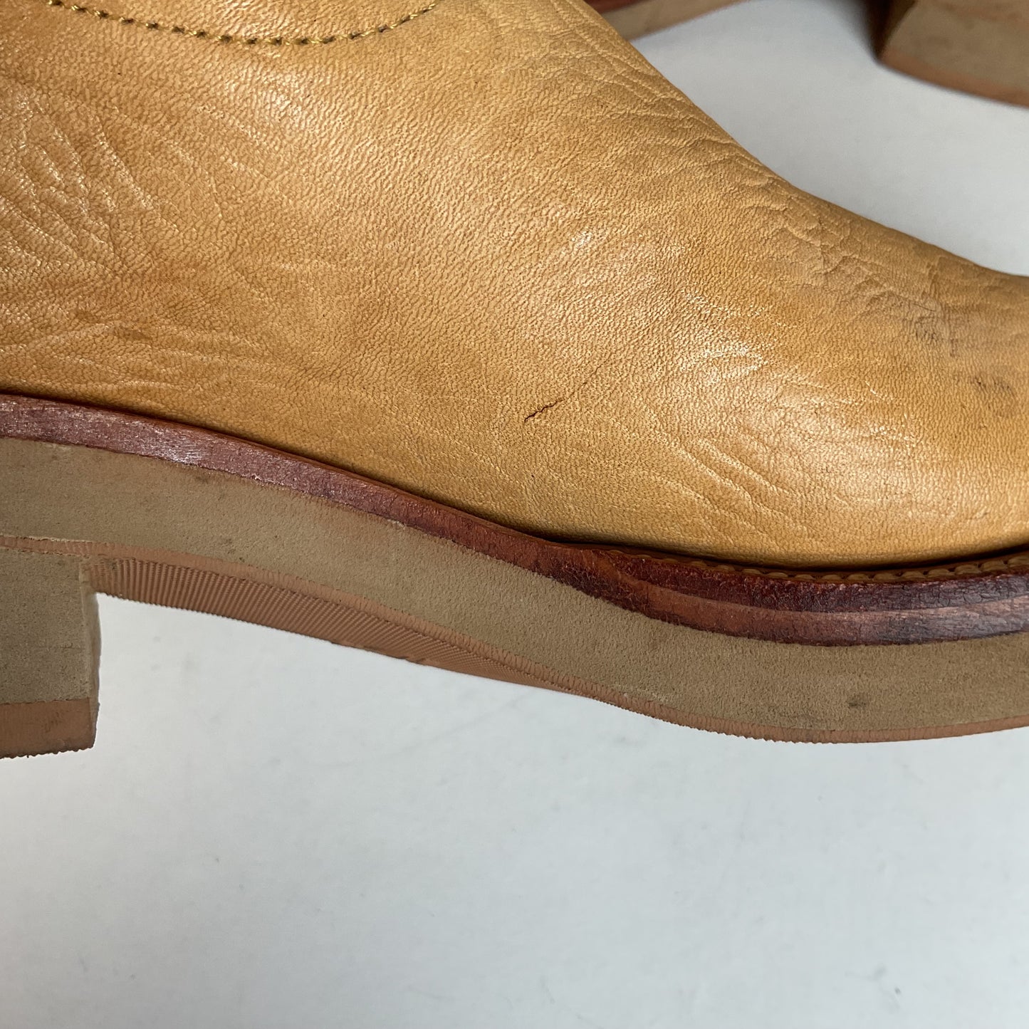 Anderson Bean Crepe Roper Boots 9.5 D USA Made