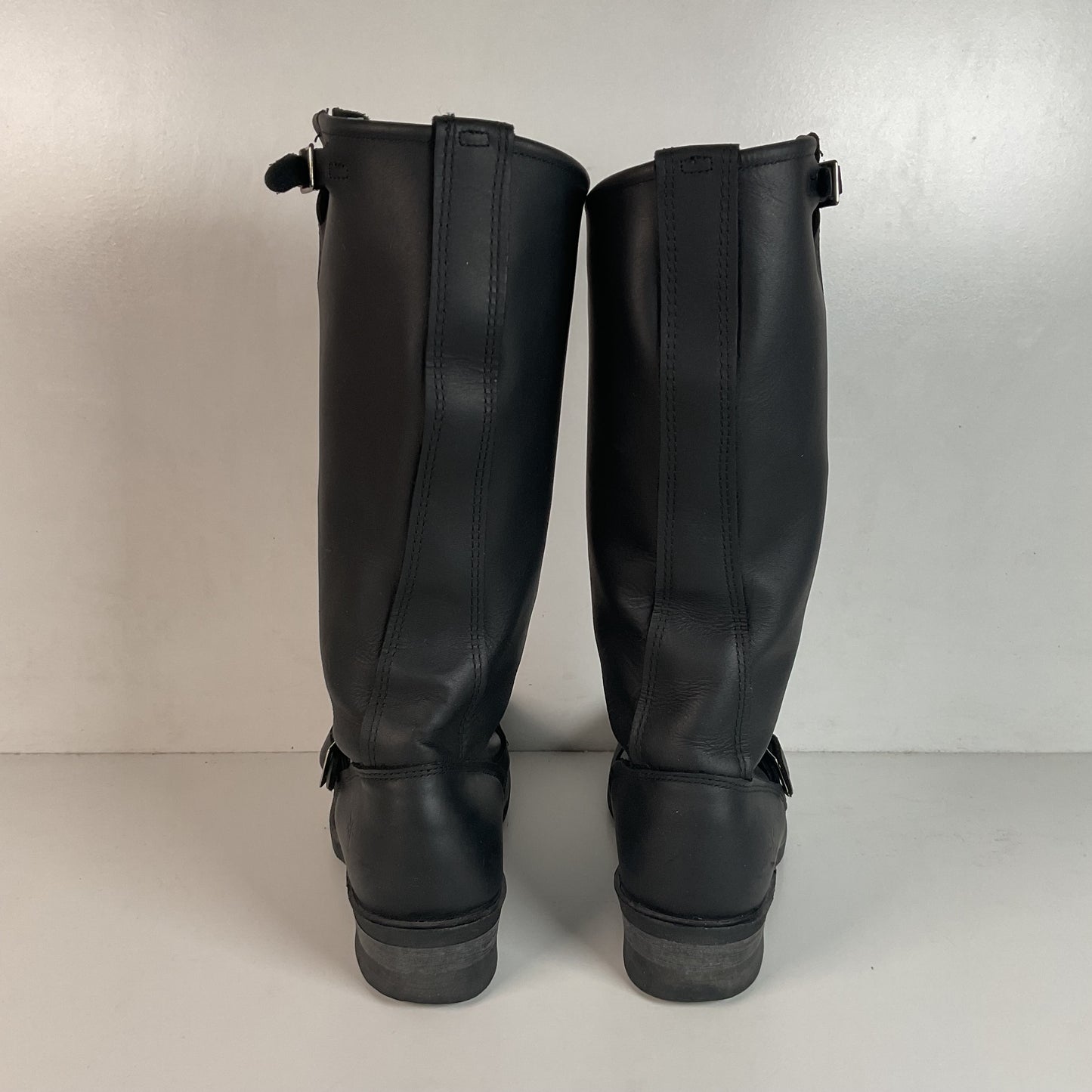 Frye Women’s 16R Tall Black Engineer Boots 7.5 M USA Made