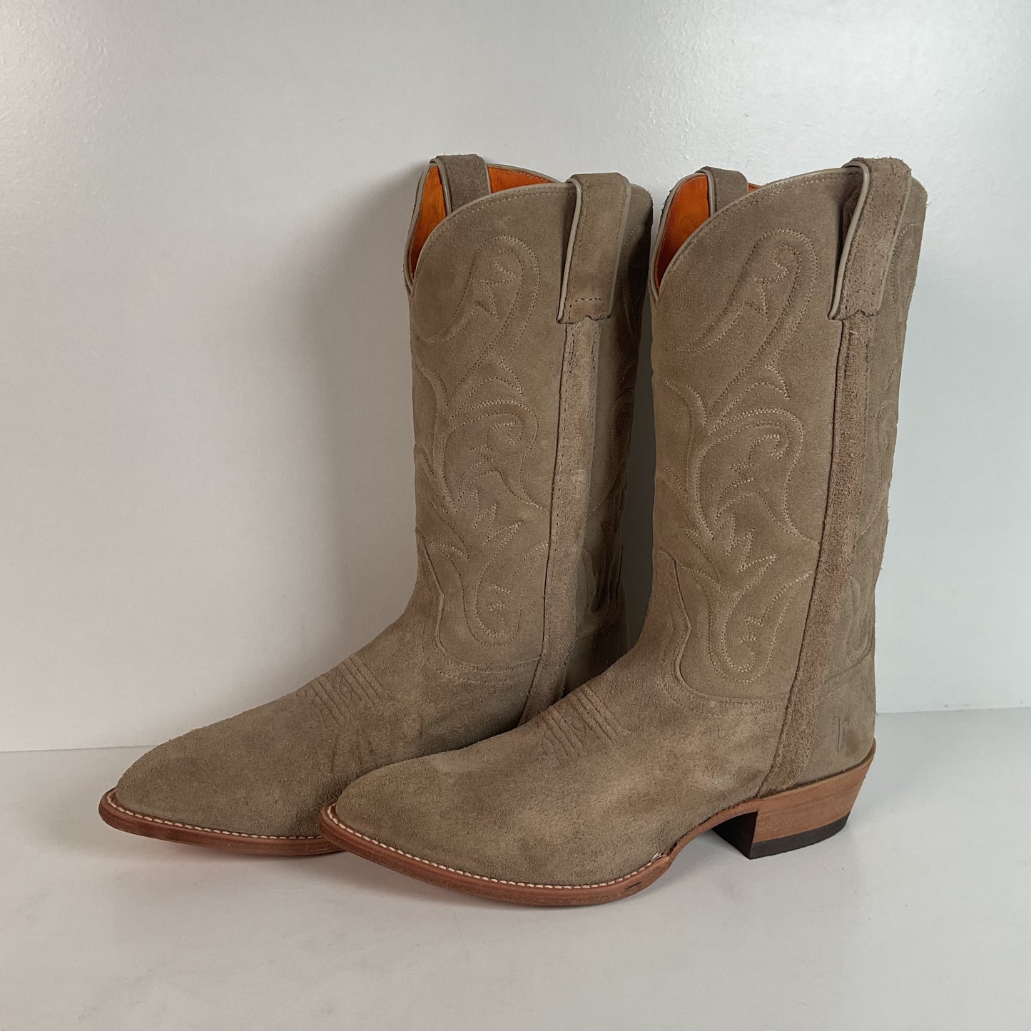 Frye Bruce Suede Cowboy Boots | Rough Out | Women’s 10