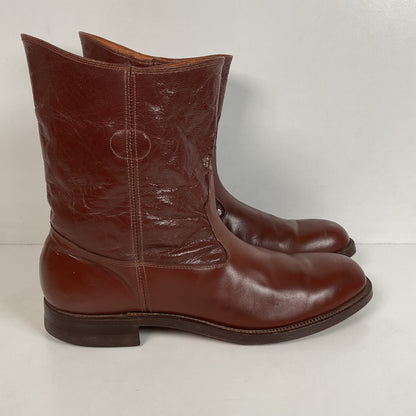 Vintage Jarman Cloth Pull Military Style Boots 11 Narrow 1940s