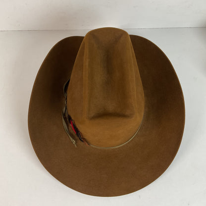 Bailey Hand Creased Cowboy Hat 6 7/8 Texas Made 5X Beaver