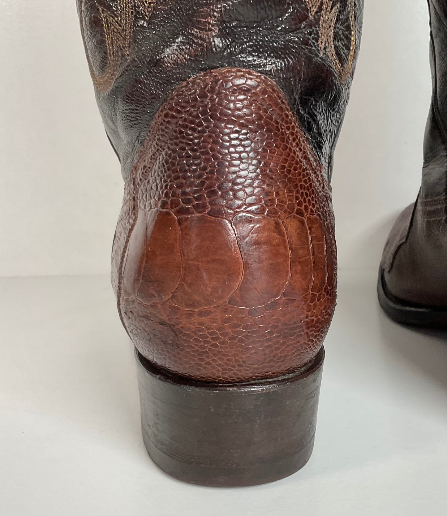 Vintage Cuadra Ostrich Leg Cowboy Boots | Exotic | Men’s 10.5