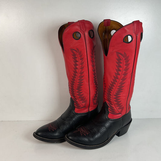 Vintage Nocona Buckaroo Cowboy Boots 12 D USA Made
