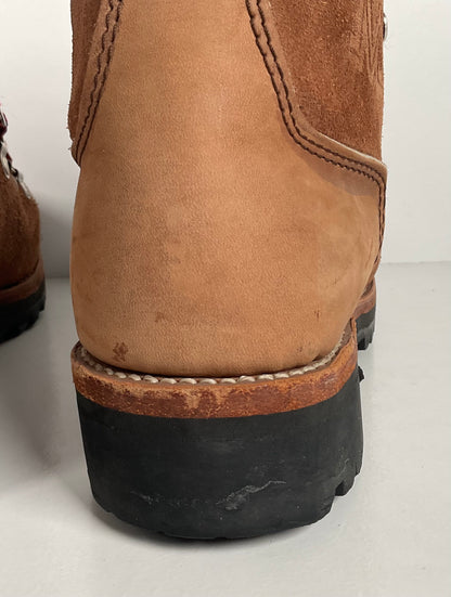 Vintage Milo Mountaineering Boots | USA Made | Rough Out | Men’s 9.5 M