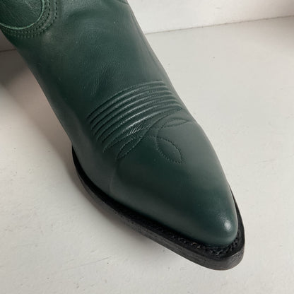 Vintage Nocona Cowgirl Boots | USA Made | Green | 7.5 B