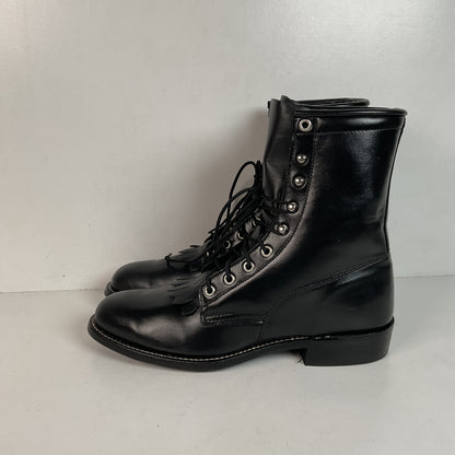 Vintage J. Chisholm Kiltie Packer Boots Men’s 8 D | Women’s 9 USA Made Lace Up
