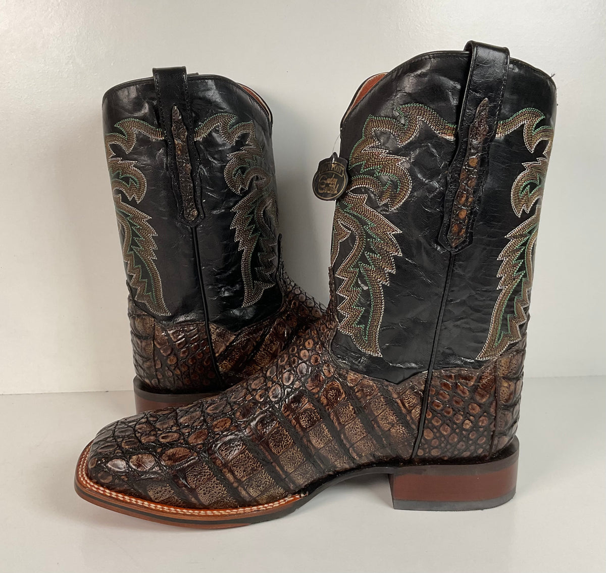 Dan Post Everglades Caiman Cowboy Boots | Exotic | Retired Model | Men’s 13 EW