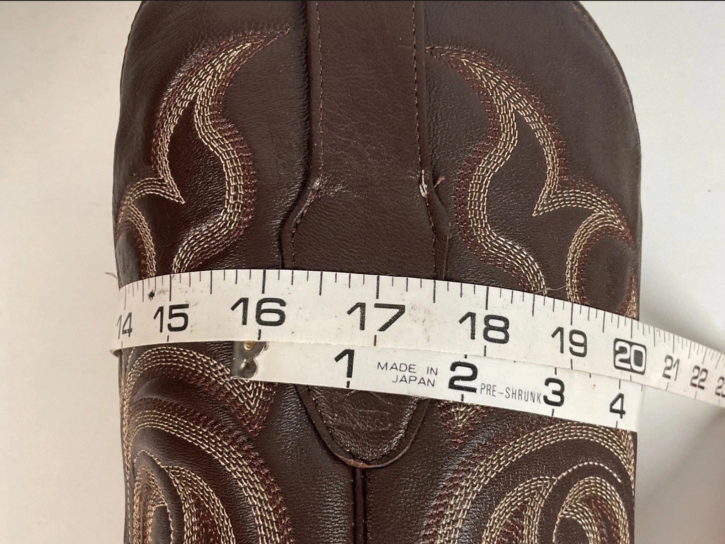 Los Altos Shark Skin Cowboy Boots | Exotic | Brown | Men’s 10 D