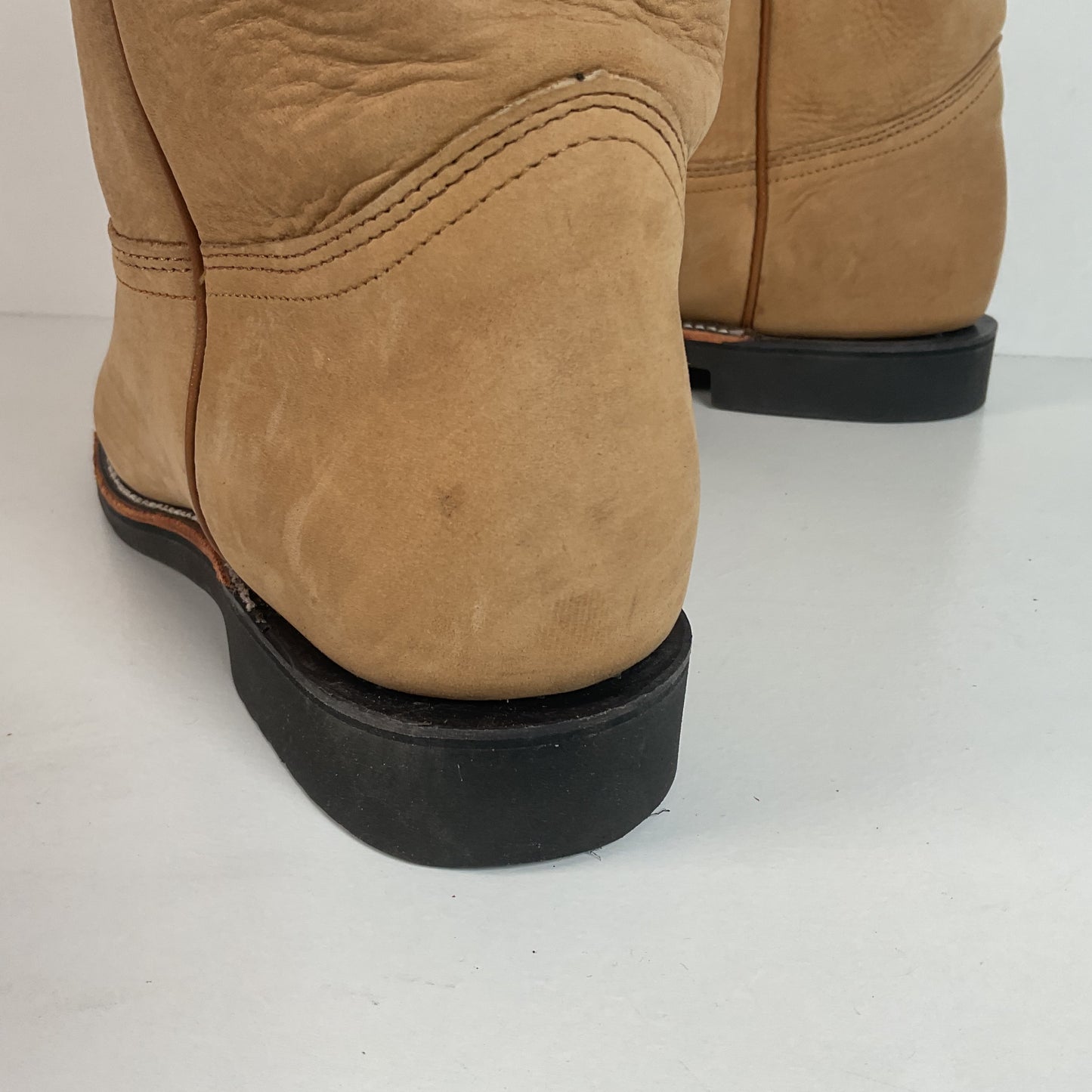 Justin Elk Skin Roper Boots | Tekno Crepe | USA Made | Women’s 7 B