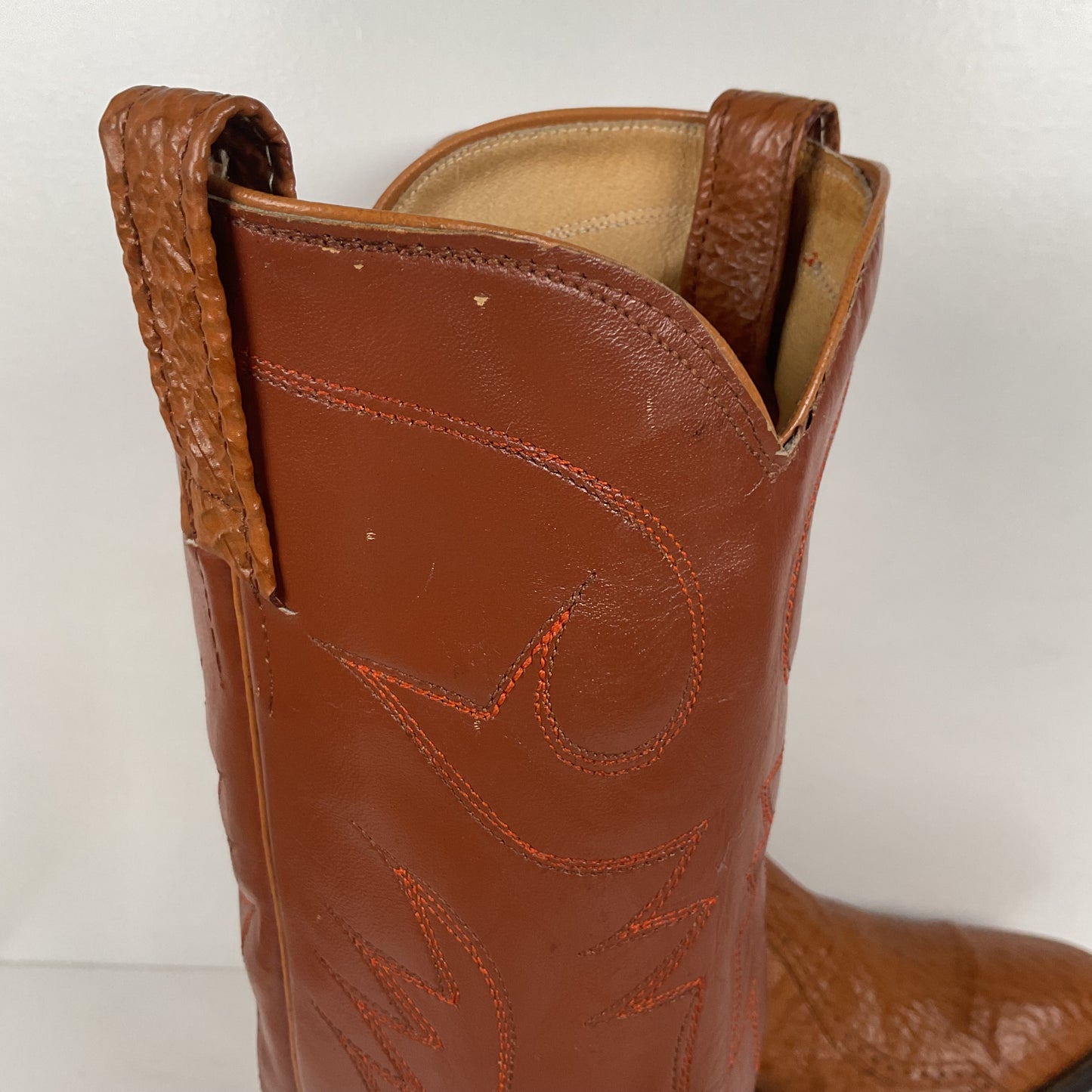 Vintage Shark Skin Cowboy Boots | Exotic | Men’s 9 D