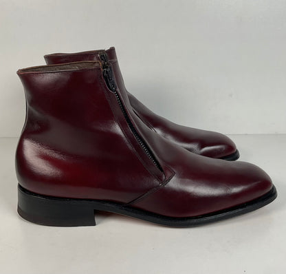 Vintage Allen Edmonds York Ankle Boots | Double Zip | Extra Narrow | Men’s 10 A