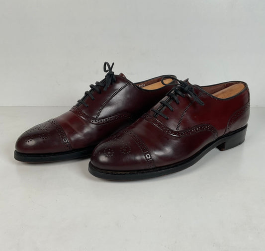 Vintage Hanover Shell Cordovan Oxford Shoes | Cap Toe | USA Made | Men’s 9 D