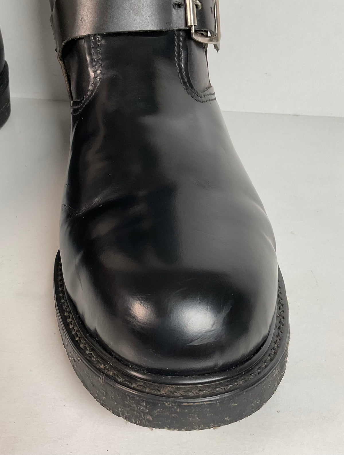Vintage Brahma Steel Toe Engineer Boots | USA Made | Men display picture 3