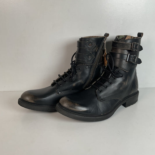 Diesel Double Buckle Harness Boots Men’s 44 EU | 10.5 US Only The Brave