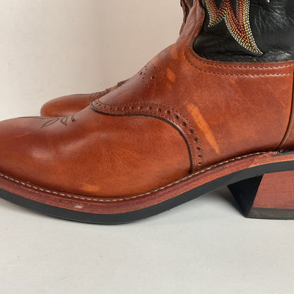 Tony Lama Renegade Buckaroo Cowboy Boots 11 D USA Made