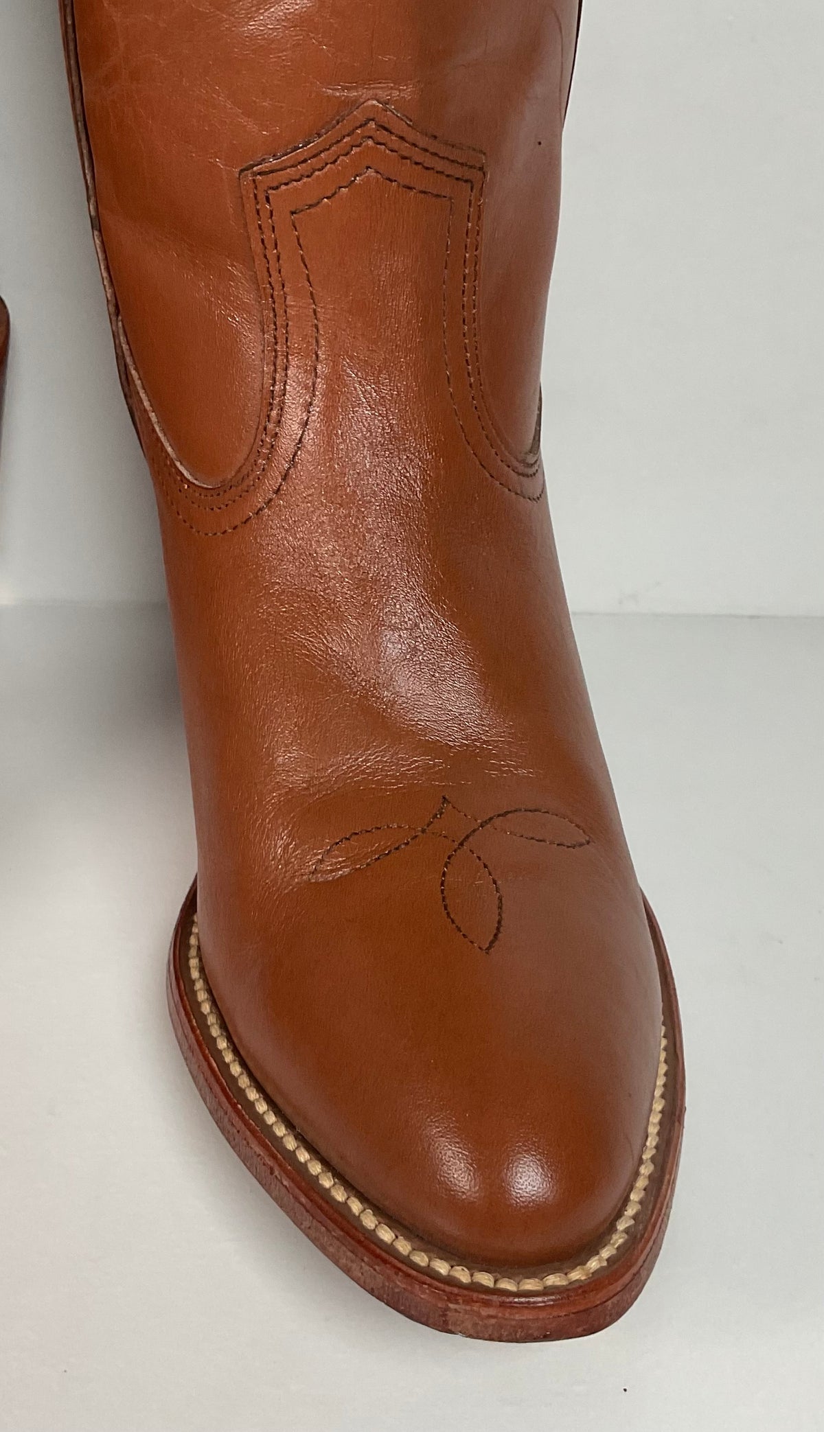 Vintage Frye Cowgirl Boots | USA Made | Brown | Women’s 9 B