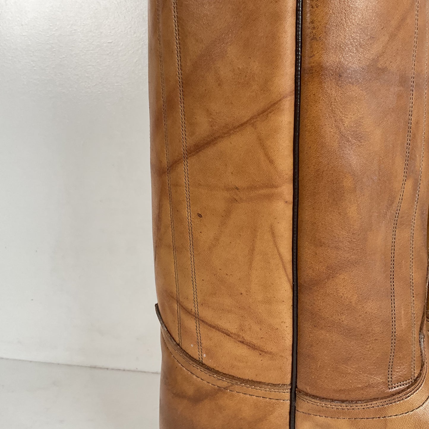 Vintage J. Chisholm Western Work Boots | USA Made | Pecan Taurus | Men’s 10 D
