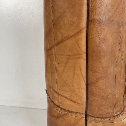Vintage J. Chisholm Western Work Boots | USA Made | Pecan Taurus | Men’s 10 D