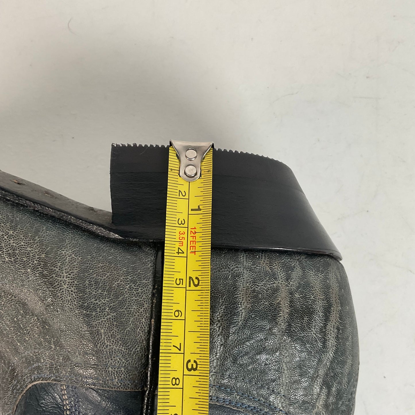 1960s Tony Lama Exotic Elephant Cowgirl Boots Men’s 7 B | Women’s 8 USA Made Gold Label