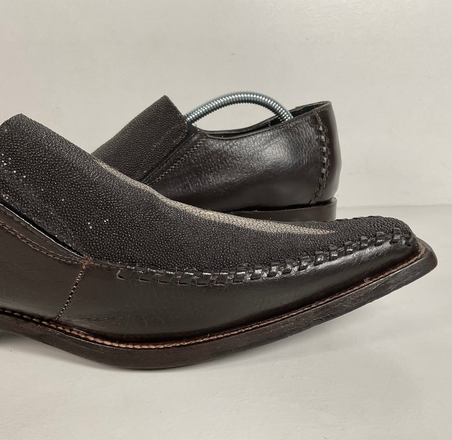 Stingray Mule Clogs | Western | Exotic | Dark Brown | Men’s 9