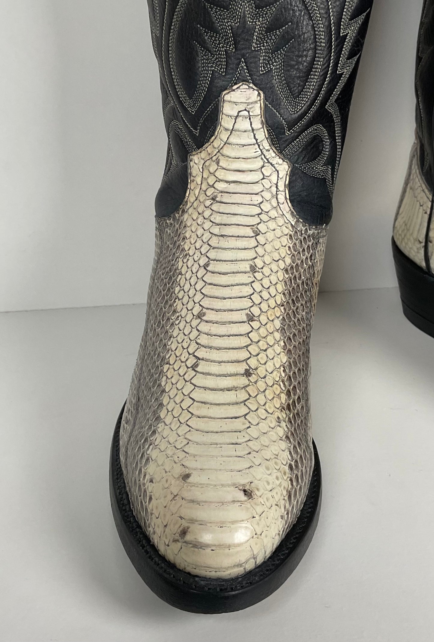 Vintage Tony Lama Water Snake Cowboy Boots | Snakeskin | Men’s 8.5 D