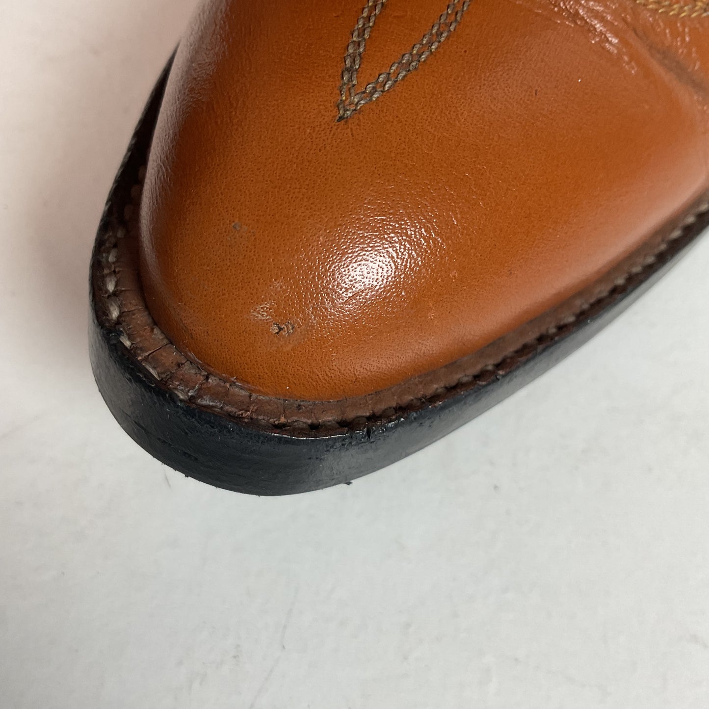 Vintage Tony Lama Longhorn Cowboy Boots | ￼Gold Label | Men’s 8.5 | Women’s 10