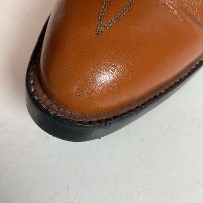 Vintage Tony Lama Longhorn Cowboy Boots | ￼Gold Label | Men’s 8.5 | Women’s 10