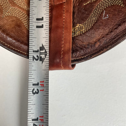 Vintage Tony Lama Rattlesnake Wingtip Cowboy Boots 10 D Diamondback Snakeskin