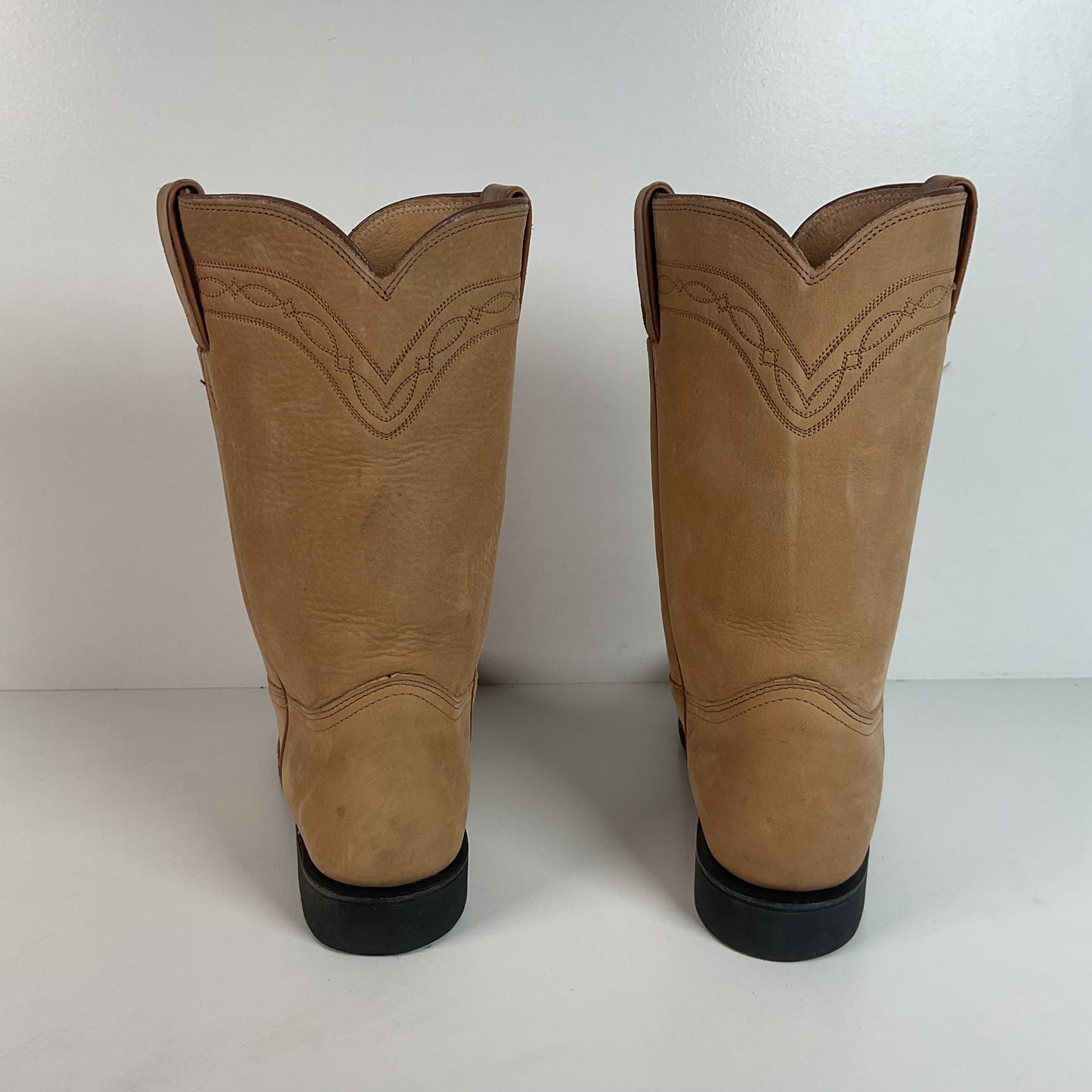 Justin Elk Skin Roper Boots | Tekno Crepe | USA Made | Women’s 7 B