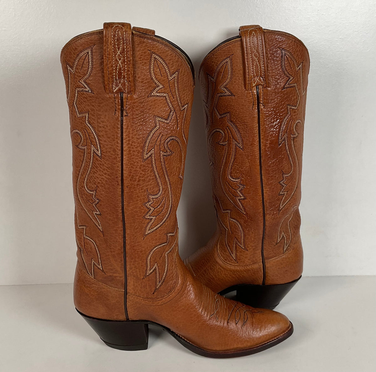 Vintage Dan Post Bullhide Cowgirl Boots | USA Made | Extra Narrow | Women’s 7 A