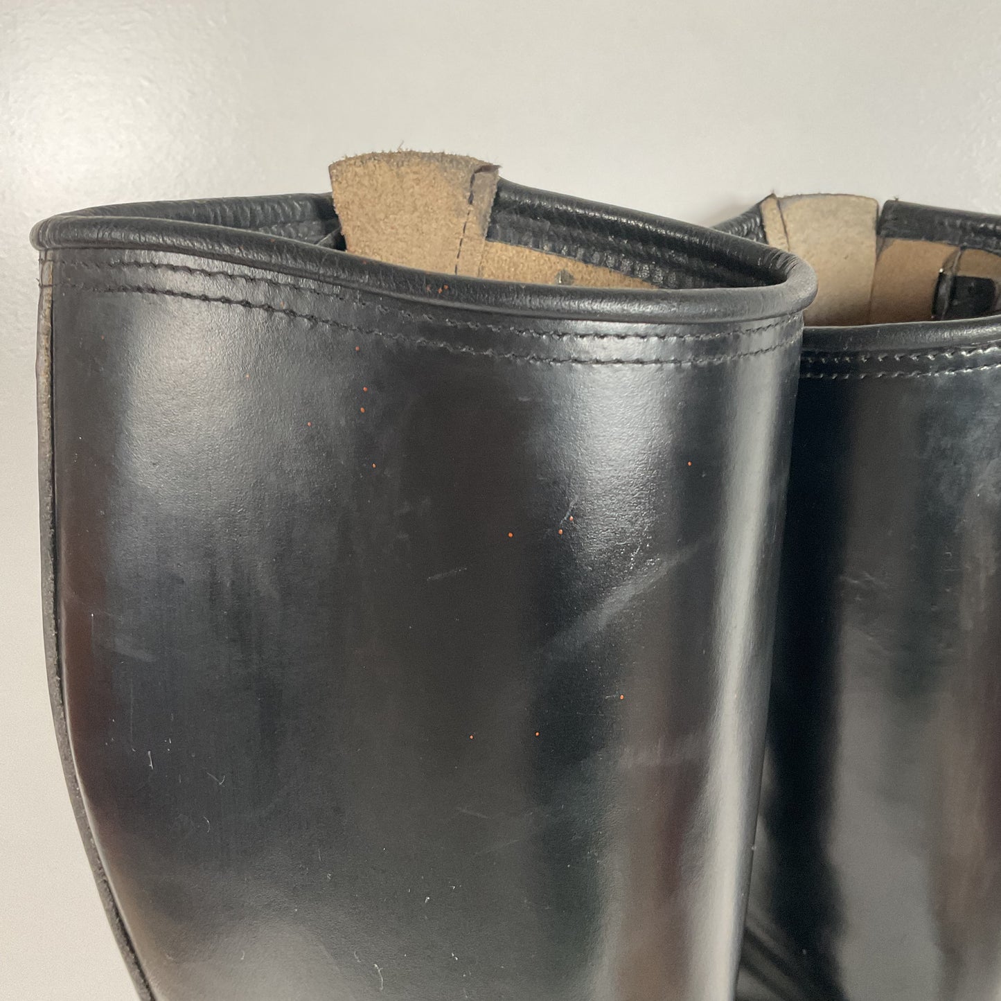 Vintage Harley Davidson Tall Patrol Boots | Glossy | Engineer | Men’s 11