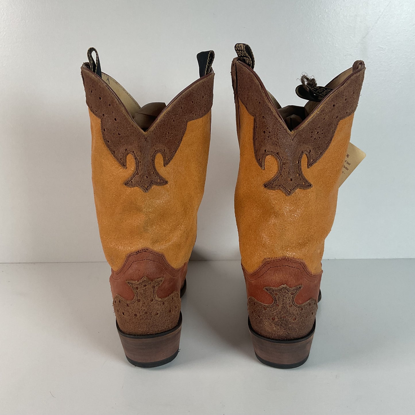 Justin Vintage Collection Cowgirl Boots | Crackle Suede | Retro | Women’s 10 B