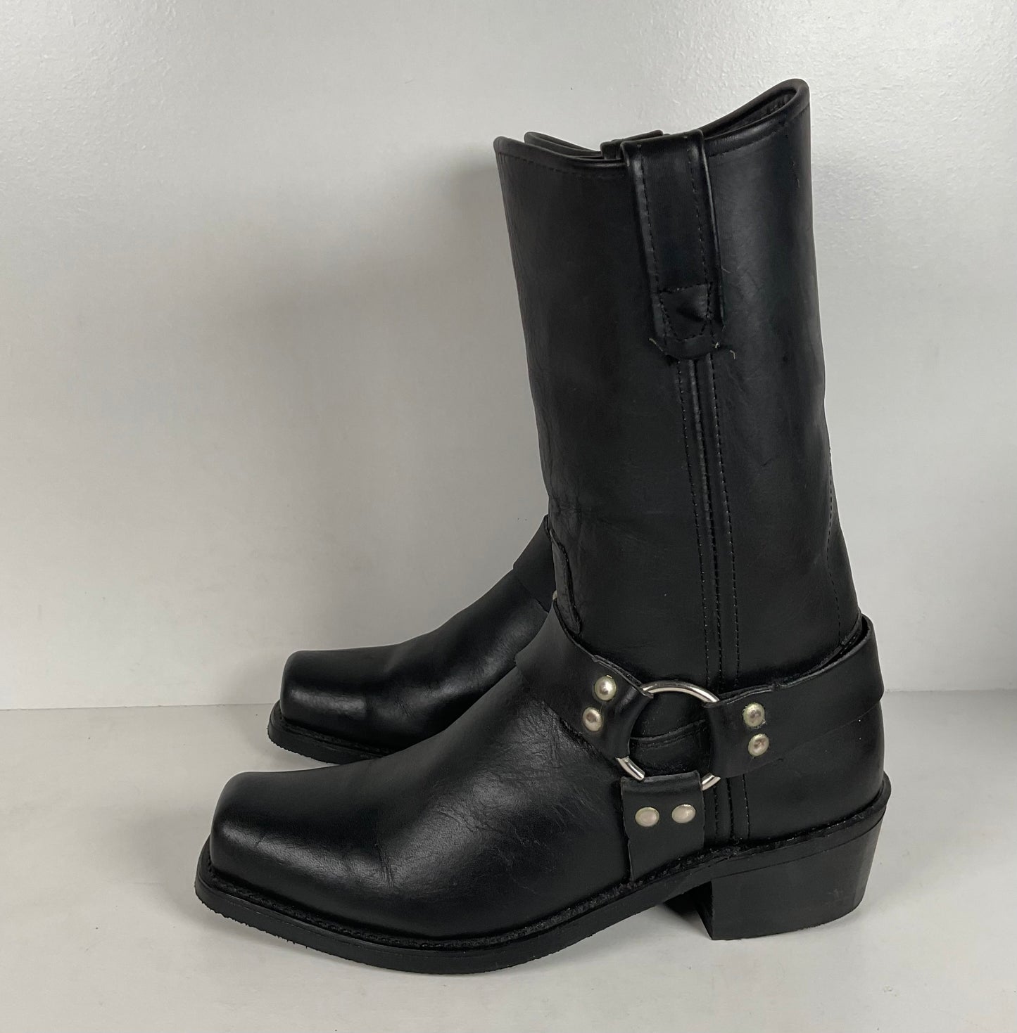 Vintage Santa Fe Harness Boots | USA Made | Men’s 9.5 D