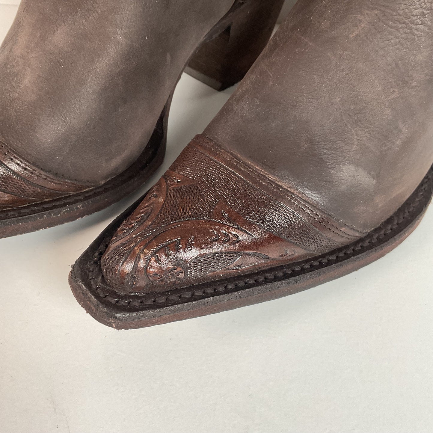 Western Harness Cowgirl Boots | Tooled | Women’s 9.5