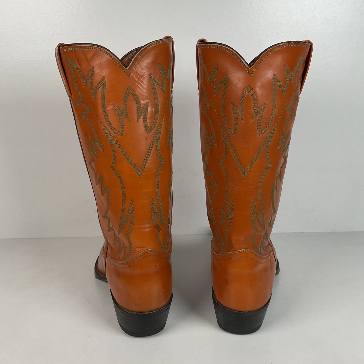Vintage Justin Fort Worth Cowboy Boots | X Toe | 1960s-1970s | Men’s 9 D