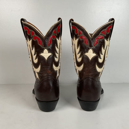 Vintage Justin Pee Wee Cowboy Boots | 1960s | Fort Worth Label | Men’s 9 C