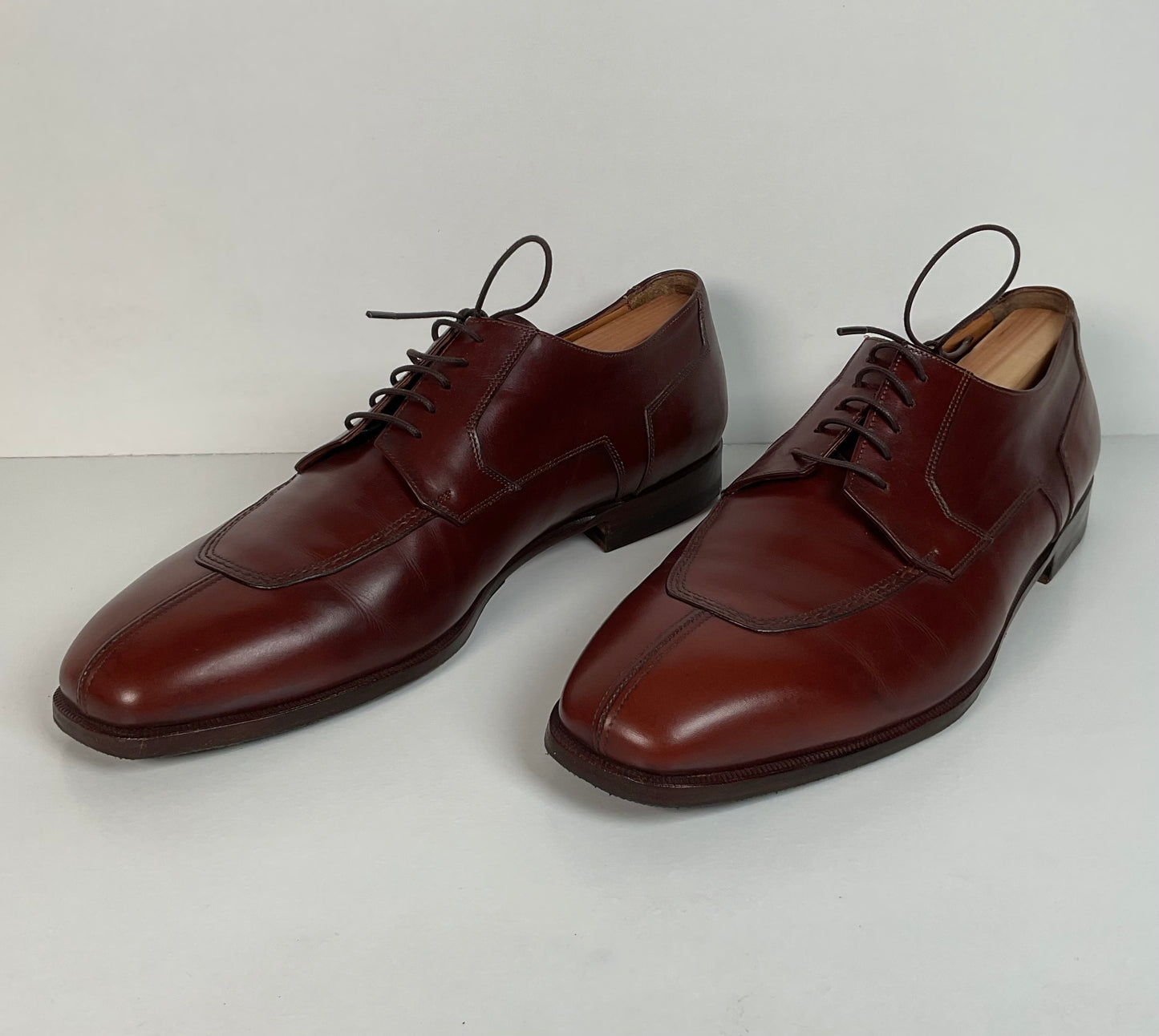 Santoni Classico | Split Toe Derby Shoes | Men’s 11.5 D