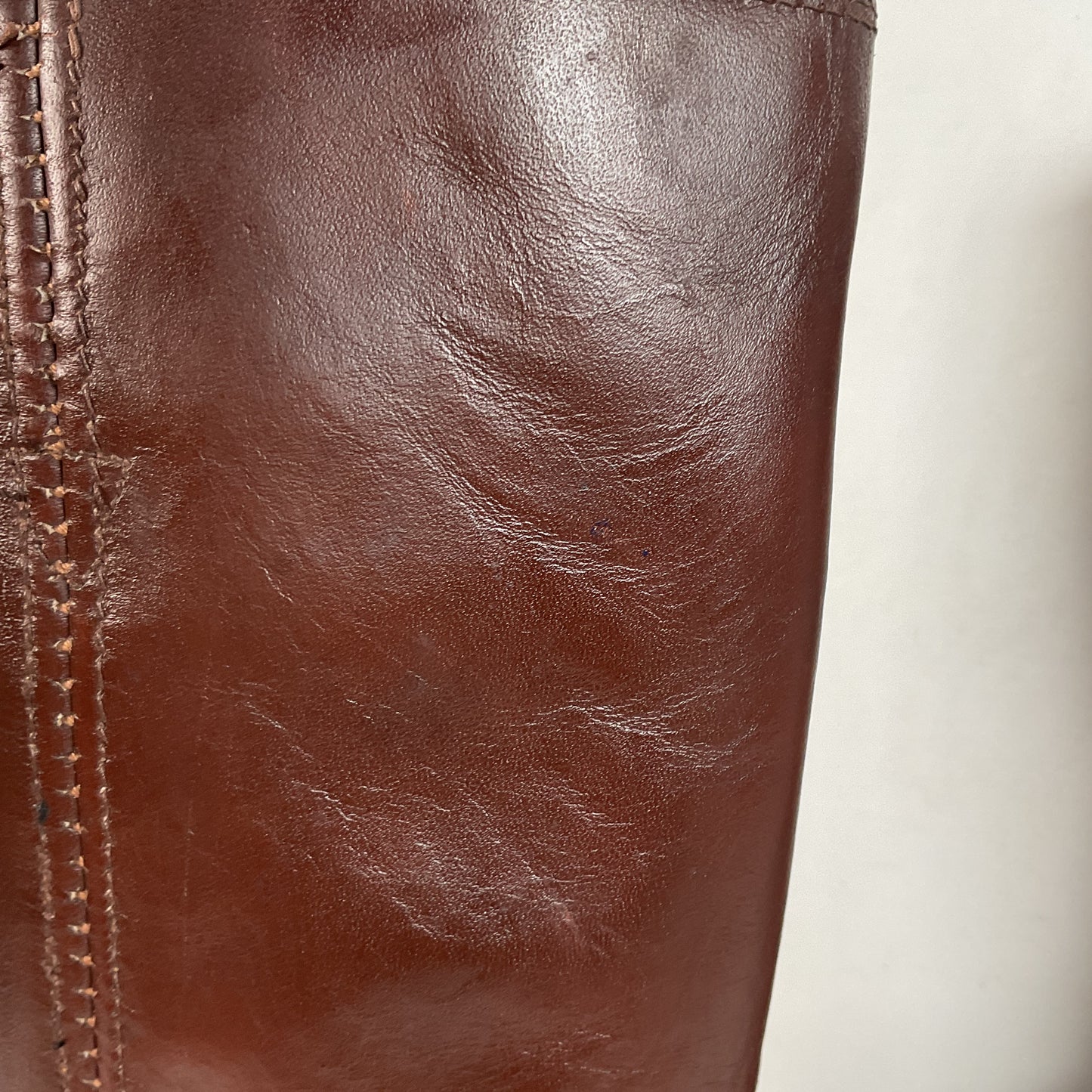 1970s Rodeo Chunky Campus Boots Men’s 9 D Cutter Toe USA Made