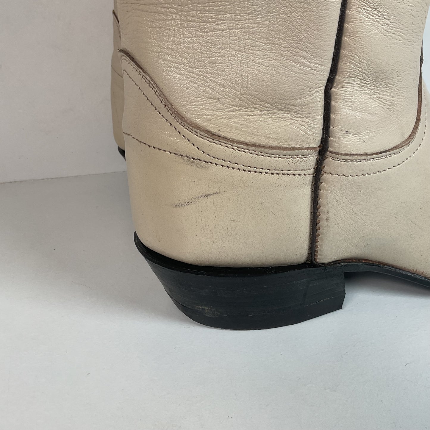 Vintage 1960s Cowtown Lizard Wingtip Cowboy Boots Men’s 8.5 A | Women’s 10