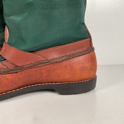 Vintage Gokey Botte Sauvage Snake Boots | Green Canvas | Men’s 13.5 D