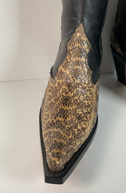 Western Stiletto Boots | Water Snake | Snakeskin | Exotic | Women’s 10