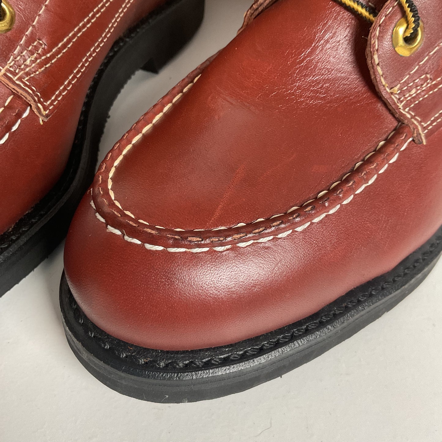 Vintage Herman Survivors’ Moc Toe Boots | USA Made | Men’s 7 | Women’s 8