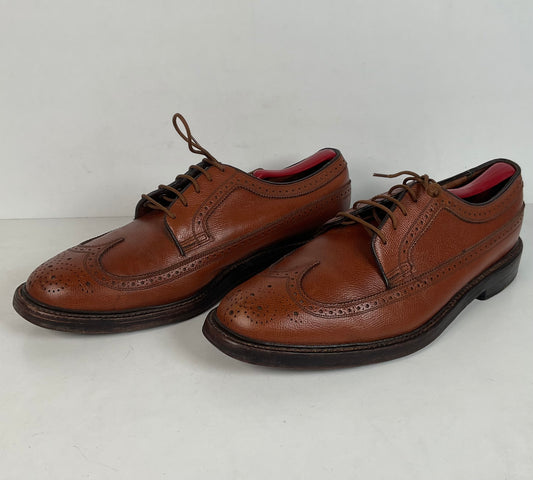 Vintage Florsheim Imperial Kenmoor Shoes | Derby | Longwing | Men’s 10.5 EEE