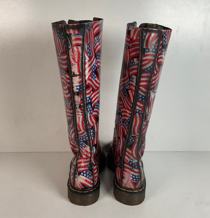 Vintage Dr. Marten 20-Eyelet American Flag Boots UK 6 | US Women’s 8