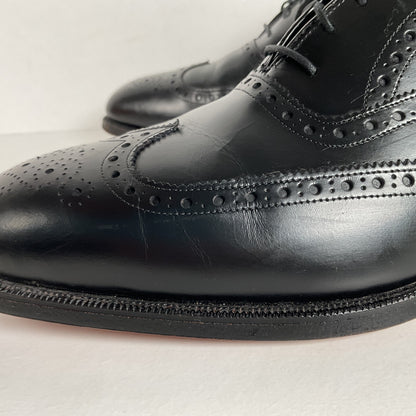 Vintage Johnston Murphy Oxford Shoes | USA Made | Classic Black | Men’s 12 D