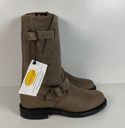 Chippewa Engineer Boots | Distressed Nubuck | USA Made | Women’s 8 M