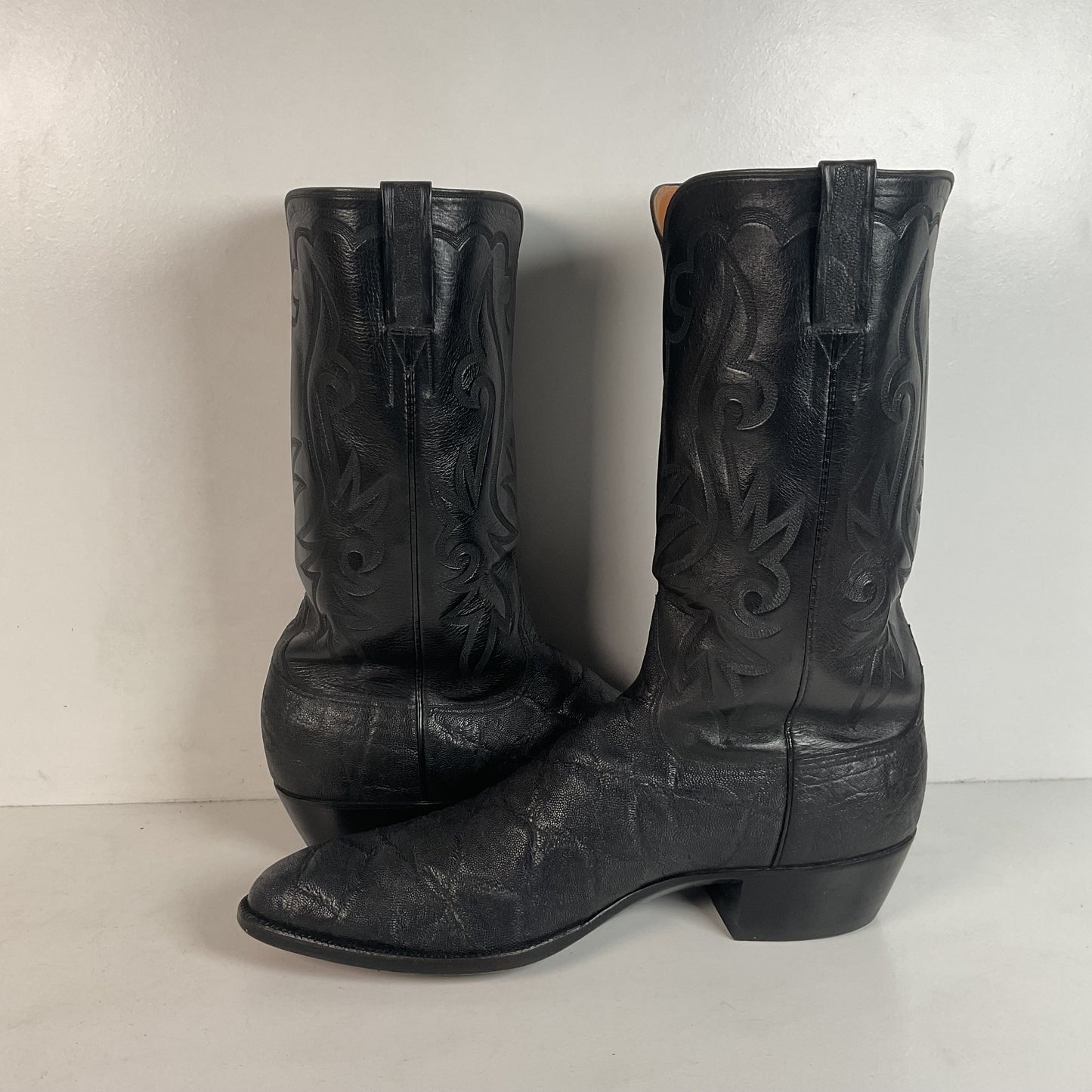 Little’s San Antonio Elephant Cowboy Boots | Custom Made | Exotic | 15 AAA