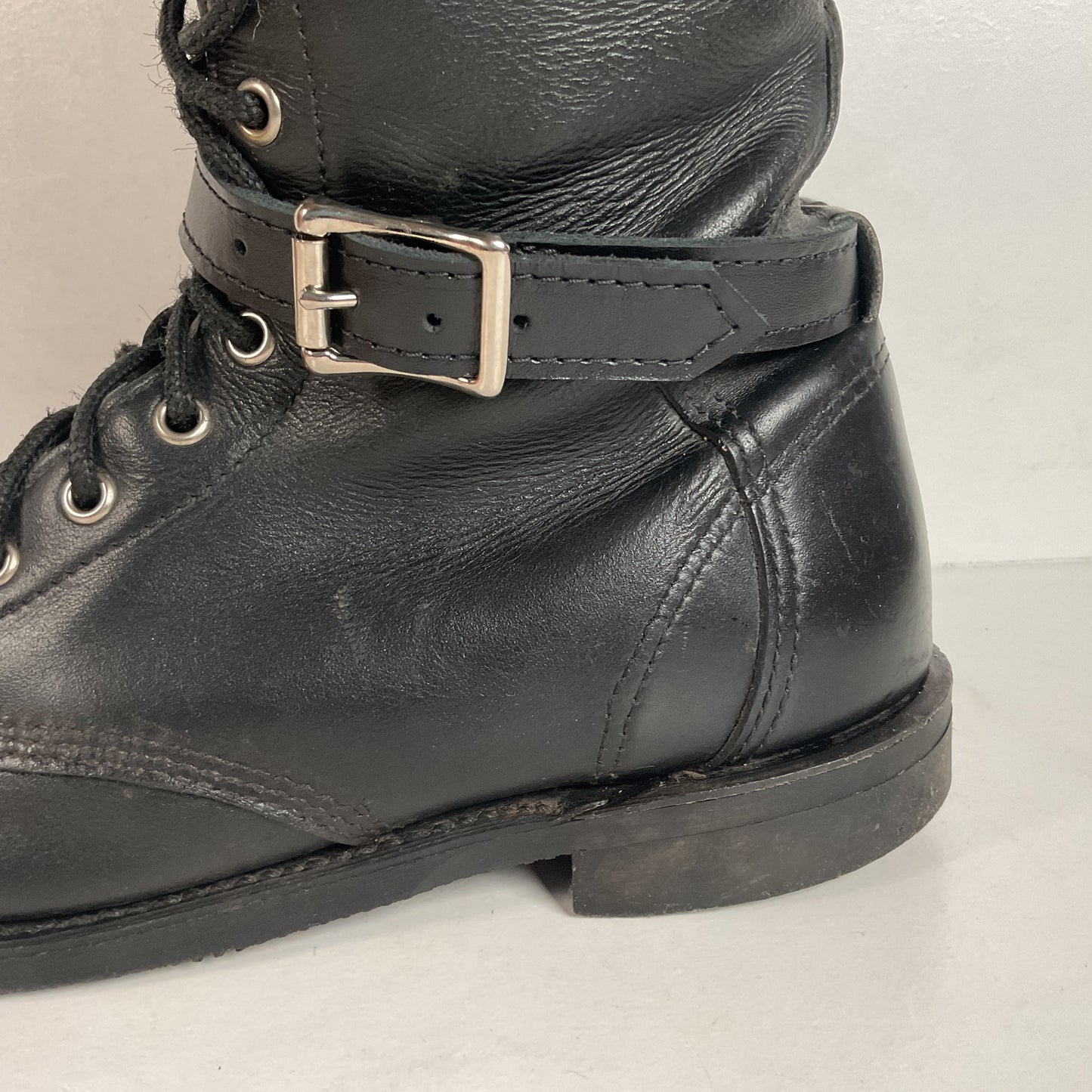 Vintage Harley Davidson Tall Lace Up Boots | USA Made | Men’s 8 | Women’s 9
