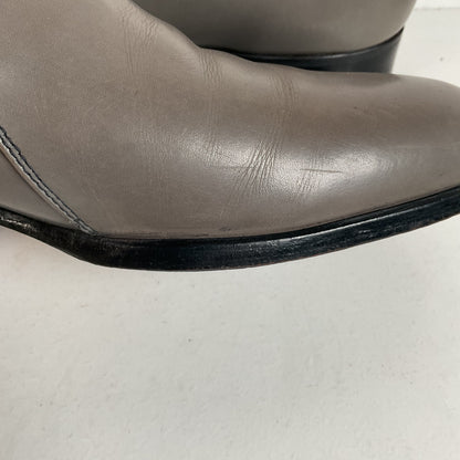 Vintage Johnston Murphy Aristocraft Grey Loafers 13 D Apron Toe USA Made